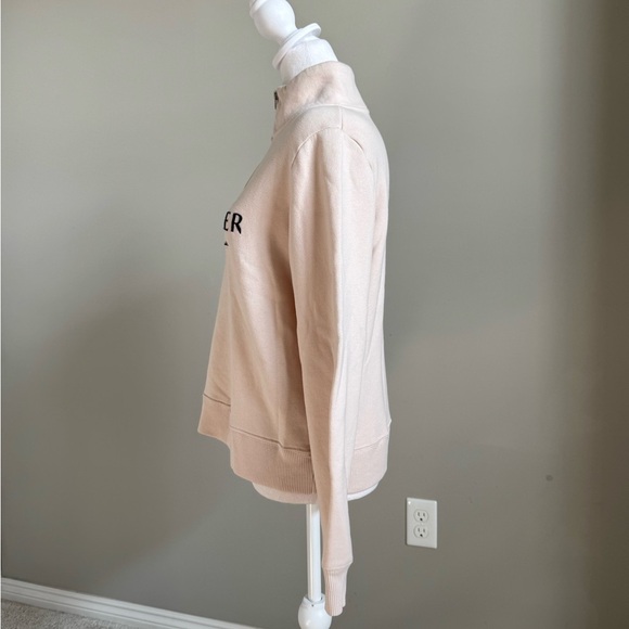 Hollister Cream Turtleneck Sweatshirt Cozy and Stylish - Picture 2 of 6